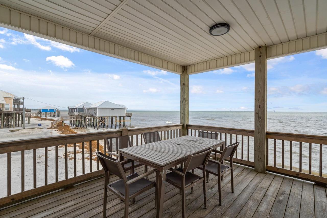 Marisol - Pet Friendly And Gulf Front! Enjoy The Large Deck With Amazing Views! Home Dauphin Island Exterior photo
